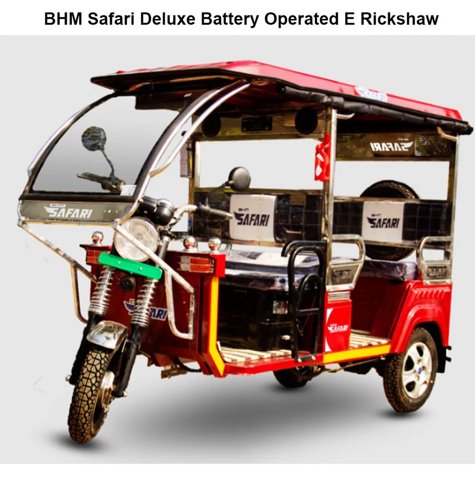 BHM Safari Deluxe Battery Operated E Rickshaw