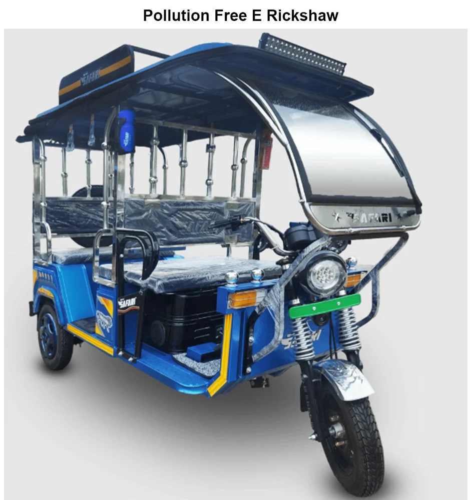 Pollution Free E Rickshaw