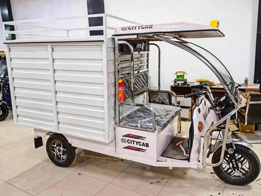 City Cab Electric Loader E cart Closed Body Delivery van